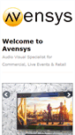 Mobile Screenshot of pro.avensys.co.uk